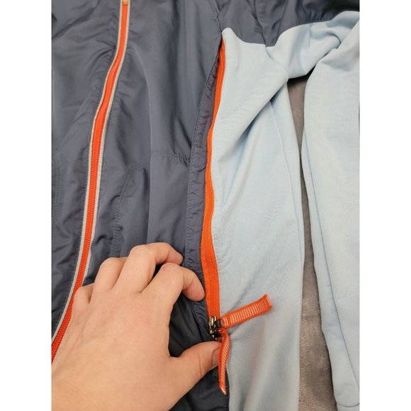 Nike Windbreaker vented Running Jacket‎ Back Pocket Blue Training  Small 4-6 - Picture 3 of 12